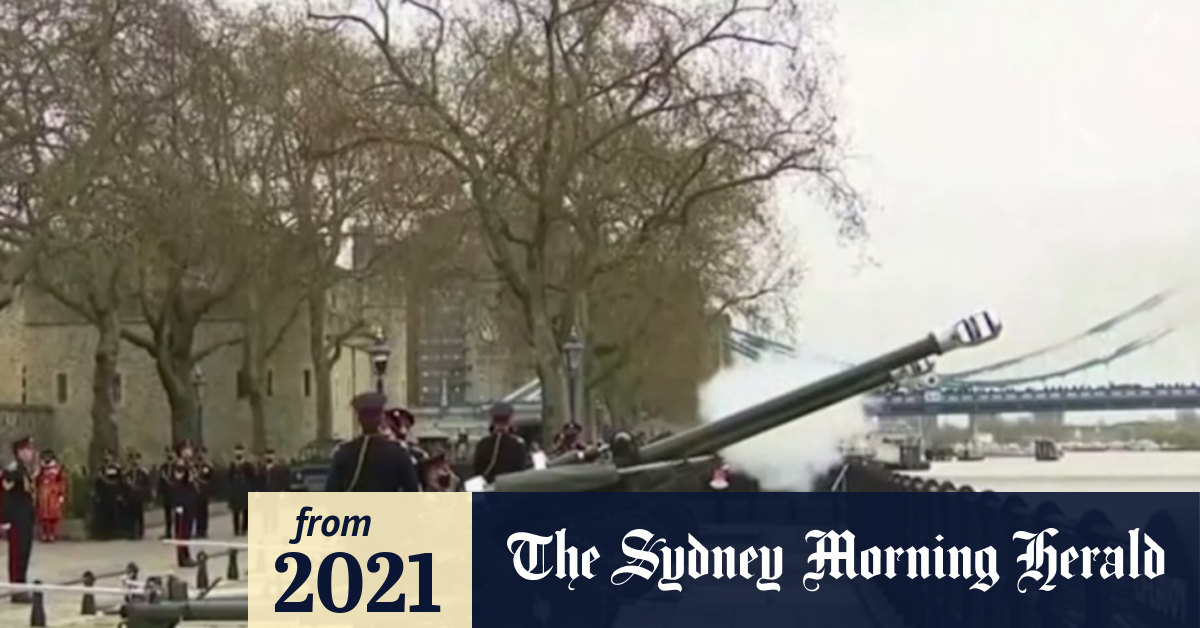 Video Gun salutes take place across the UK